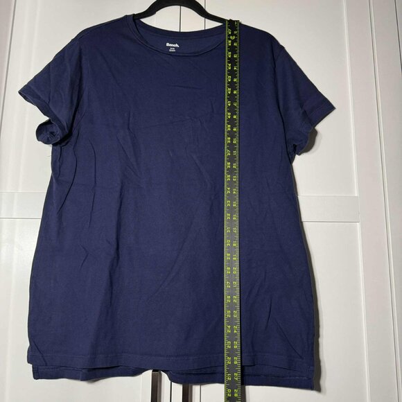 Bench Men's Plain Tee T-shirt Dark Blue XL - Picture 6 of 6